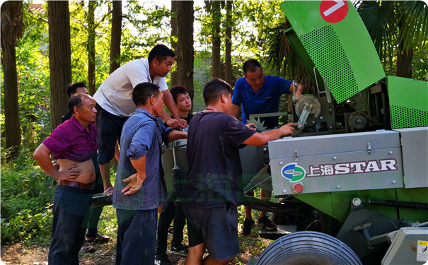 上海世達爾打捆機安裝維護之湖北實操