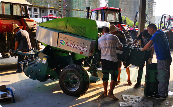 上海世達爾打捆機安裝維護之湖北實操