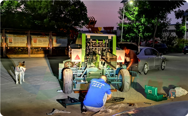 上海世達爾打捆機安裝維護之湖北實操