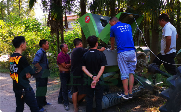 上海世達爾打捆機安裝維護之湖北實操